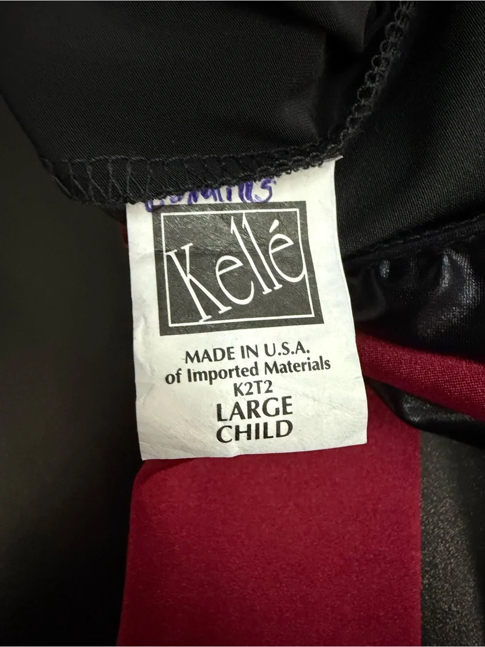 Kelle shiny black